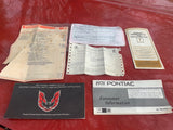 1978 Pontiac Firebird 'Red Bird' COMPLIED, REGISTERED, READY TO GO